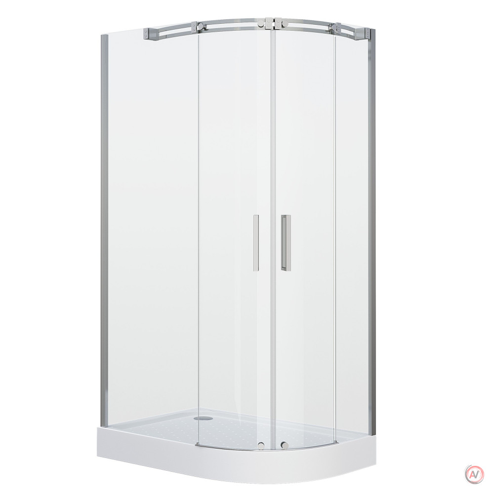 Душ.ограждение GR-4110L Galaxy 110*80*190 двери раздвижные 2 места